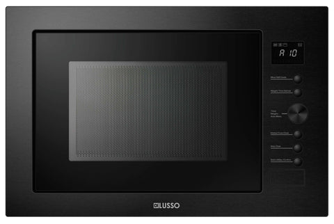 BUILT IN MICROWAVE WITH GRILL - BLACK FASCIA