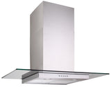 GLASS CANOPY Q SERIES RANGEHOOD - 600MM