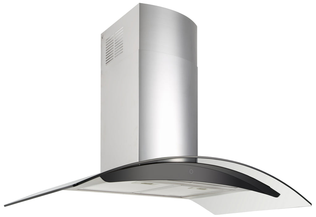 CURVED GLASS Q SERIES RANGEHOOD - 900MM
