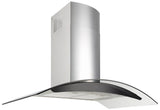 CURVED GLASS Q SERIES RANGEHOOD - 900MM