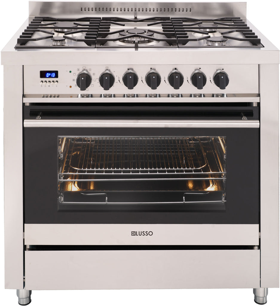 FREESTANDING DUAL FUEL COOKER - 900MM DESIGNER