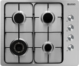 GAS COOKTOP - 600MM SS ENAMEL TRIVETS