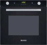 ELECTRIC OVEN - 600MM 75L BLACK GLASS 7 FUNCTION